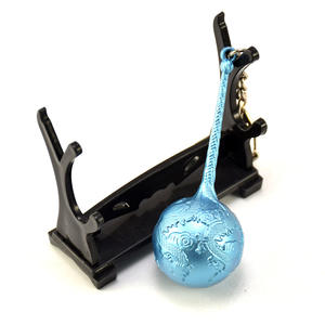 Venta al por mayor 7,5 cm Nezha 2 película Aobing armas llavero colgante mar sal perla palo en aleación 80g juguetes para niños promoción - Product Image 1