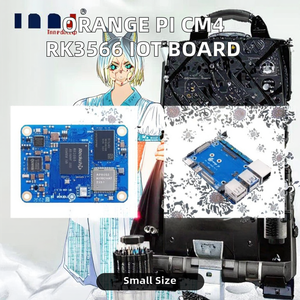 لوح تطوير برتقالي Pi CM4 RK3566 SBC 1GB/2GB/4GB/8GB LPDDR4 EMMC 8-GB WiFi5 BT5.0 BLE صناعي IoT AI Edge PCB PCBA - Product Image 2