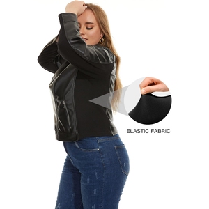 Chaqueta de cuero para mujer, nueva moda, chaqueta de cuero genuino a prueba de viento, en oferta a bajo precio. - Product Image 4