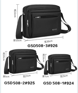 2024 người đàn ông công suất lớn đa chức năng không thấm nước Crossbody Messenger Cặp tài liệu thiết kế mềm - Product Image 5