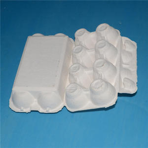 Özelleştirilmiş Geri Dönüşümlü Kağıt Yumurta Pulp Tepsisi 8 Yumurtalık Beyaz Pulp Yumurta Kutusu Pulp Kalıplı Hediye Tepsisi Geri Dönüştürülebilir - Product Image 2