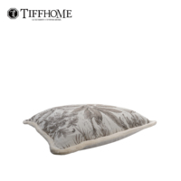 Coussin décoratif Tiff Home style rétro français couleur crème, housse de coussin personnalisée pour canapé, lit ou baie vitrée
