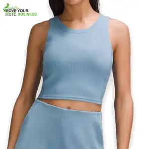 Arabella 2024 Logotipo personalizado Ropa de mujer Fábricas China Active Wear Tallas grandes Mujeres Yoga Crop Tank Tops