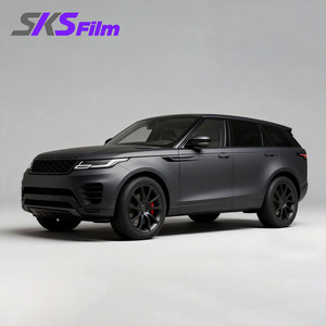 Film de protection de peinture pour <span class=keywords><strong>voiture</strong></span> en TPU de couleur noir mat satiné SKS, film de protection de peinture PPF, film de protection de peinture pour <span class=keywords><strong>voiture</strong></span>, vinyle d'habillage de <span class=keywords><strong>voiture</strong></span>, rouleaux complets pour la réparation de la carrosserie - Product Image 4