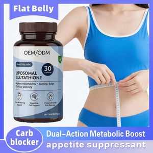 Kapsul penurunan berat badan pembakar lemak Herbal, dengan Liposomal <span class=keywords><strong>Glutathione</strong></span> peningkatan penyerapan untuk dukungan kekebalan tubuh antioksidan yang kuat - Product Image 5