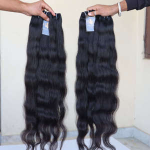 Extensiones de cabello humano sin procesar de templo crudo indio de onda profunda suelta ondulada Natural cutícula alineada HD encaje estilo vietnamita Curl - Product Image 2
