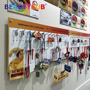 Longstar BEAUTYSUB HD sublimazione metallo <span class=keywords><strong>natale</strong></span> ornamenti in alluminio rivestiti in bianco trasferimento di calore stampe foto forma personalizzata - Product Image 1