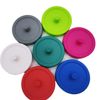 Vente en gros de haute qualité 86mm couvercle de pot Mason en silicone de qualité alimentaire couvercle de cornichon de fermentation bouteille Mason