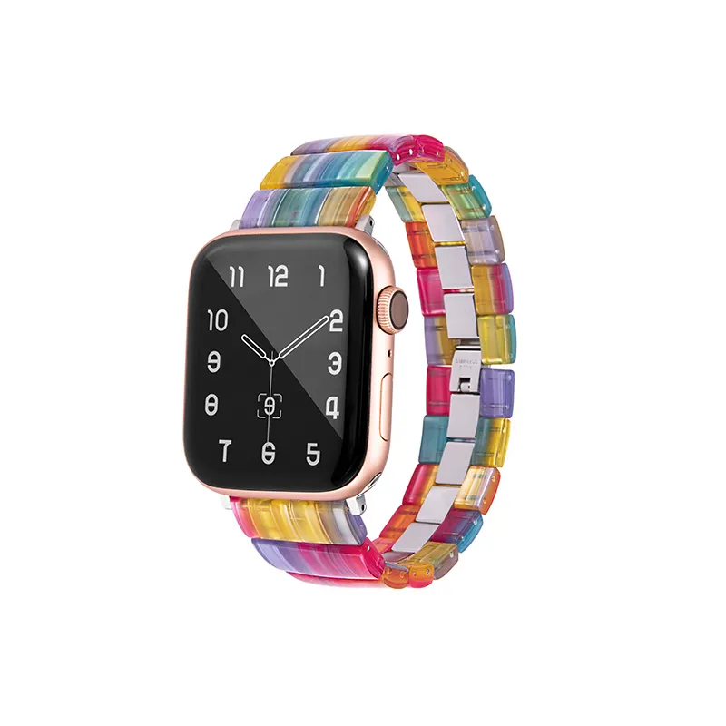 Rechangeable watch correa band pulseira women smart watches for iphone apple i watch 3 4 5 6 se charm