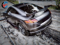 Pour Audi TT TTS TTRS : Spoiler de coffre arrière, Spoiler GT, Diffuseur arrière, Capot