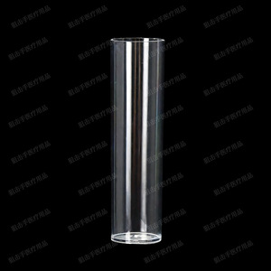 Tubes à essai en plastique transparent 25x95mm, matériau PS PP, bouche plate, paquet de 100 pièces - Product Image 5