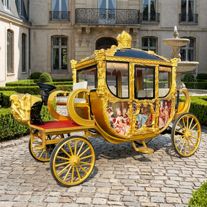 Nouveau modèle de calèche royale antique chinoise pour mariage, calèche d'entrée des mariés - Product Image 1