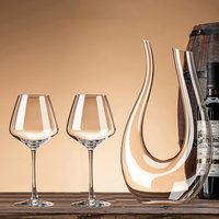 Verres à vin rouge à pied en cristal transparent faits à la main, personnalisables avec logo gravé, pour fêtes, mariages, restaurants et hôtels (vente en gros)