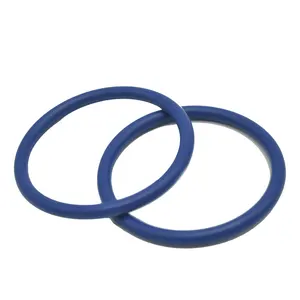 OEM çin üretici AS568 standart kauçuk ürün CR 50 SH-M kauçuk o-ring mavi