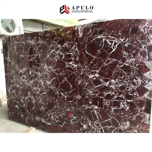 Lastre di Marmo Naturale Lucidato Rosso Bianco Indiano, Piastrelle di Marmo <span class=keywords><strong>Elazig</strong></span> Cherry Burgundy Rosso Levanto, Piastrelle Italiane Rosso Scuro per Pavimenti - Product Image 1