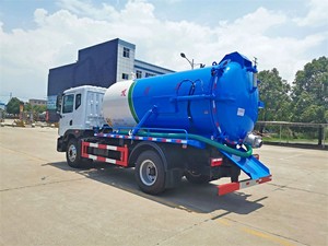Nouveaux camions de nettoyage de canalisations à jet d'eau haute pression à 6 roues et 6 pneus, modèle 2025, fabriqués en Chine - Product Image 2