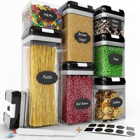 Organisateur de cuisine pour garder la fraîcheur Rectangle récipient de stockage en plastique hermétique pour aliments