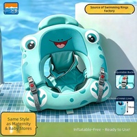 Bouée de natation WaterDream pour bébés et enfants, non gonflable, en PVC et mousse EPE, 0-3 ans, design Panda Lapin, aide à la natation, mignonne et sécurisée