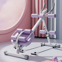 Appareil de fitness abdominal à domicile avec cadre ABS durable et design pliable pour l'exercice et le remodelage corporel