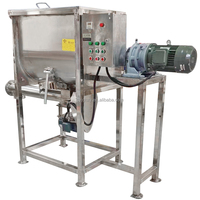 Malaxeur à poudre humide 1000 kg en acier inoxydable, malaxeur à ruban horizontal