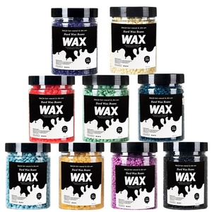 <span class=keywords><strong>Cera</strong></span> Depilatoria Profesional en Gránulos de Resina Mineral de 200g, Sin Papel, de Acción Rápida, con Miel - Product Image 1