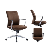 Chaise élévatrice moderne pour le personnel de bureau Patron Siège en maille pivotant à hauteur réglable de haute qualité Vente directe d'usine Matériau en métal PP