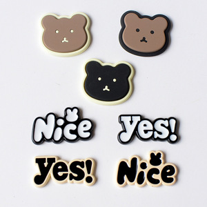 Mini Flatback Résine Charmes Dessin Animé Cabochon Flatback Artisanat Ornements Crème Colle Décorations DIY Accessoires pour Phonecasesshoes - Product Image 1