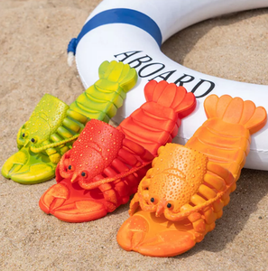 2022 drôle été écrevisses hommes plage sandales Mules unisexe homard pantoufle en plein air garçons filles toboggan pantoufles - Product Image 1