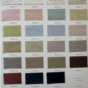 LH038 #   <span class=keywords><strong>Tissu</strong></span> Brocart Occultant Lourd en Rayonne, Nylon, <span class=keywords><strong>Lin</strong></span> et Soie Noire, 23 Couleurs, 100g, pour Manteaux, Chemises, Robes et Vêtements Féminins - Product Image 4