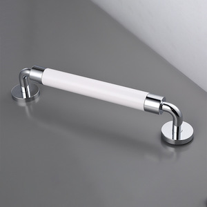 Barras de agarre de ducha montadas en la pared de acero inoxidable de alta calidad, empuñadura de seguridad para cocina, sala de estar, dormitorio, Exterior, alto Zinc - Product Image 6