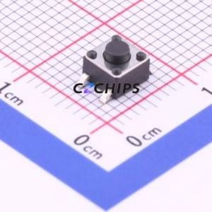 TS-1109S-A-A Tactile Switch SMD-4P,4.5x4.5mm Switch Single Pole Single Throw Round Button 1N Vertical Mount - Product Image 1