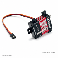 Moteur Servo à Couple Élevé XQ-POWER XQ-S2210F 11kg Mince Sans Noyau Étanche CNC Aluminium 10mm pour Planeur Avion RC Vente en Gros OEM