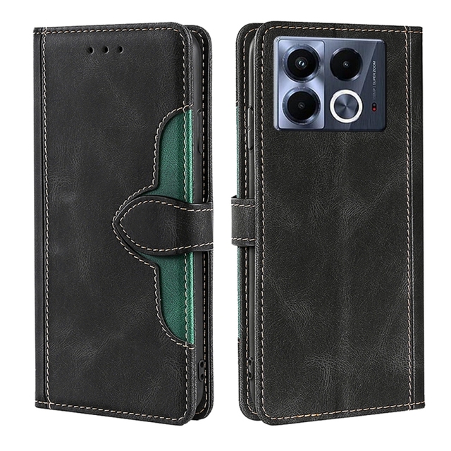 OEM Support for Infinix Note 40 5G Skin Feel Magnetic Buckle Leather Phone Case