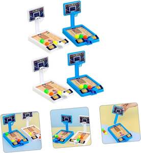 미니 슈팅 머신 장난감 어린이 실내 및 실외 대화 형 탁상 농구 게임 실습 퍼즐 선물 - Product Image 6