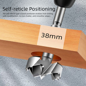 קצת קידוח מיוחד עץ לעיוורי עץ עיוורת עם פותחן חור ציר עשוי פלדה - Product Image 3