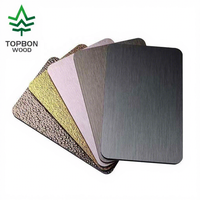 Chapa de Madera de Bambú Flexible y Moderna con Textura de Mármol, Resistente al Fuego y al Agua, PVC para Comercio, Entretenimiento y Hogar