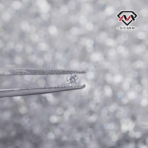 Personalizado <span class=keywords><strong>Moissanite</strong></span> D Color VVS1 Claridad Redondo Brillante Corte Cuerpo a cuerpo <span class=keywords><strong>Moissanite</strong></span> 0,8-2,9mm Tamaño - Product Image 5