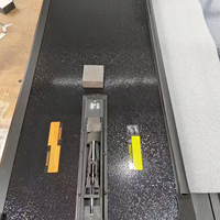 Couverture de benne rigide pliable en trois parties en alliage d'aluminium, étanche et verrouillable, pour camionnettes Ford F-150 et RAM 2015-2025 avec benne de 5,5 pieds