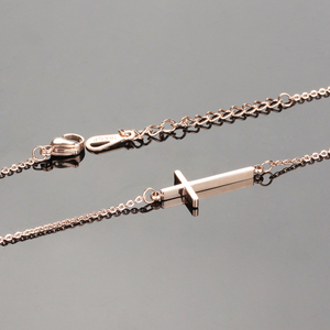 Bracelet de <span class=keywords><strong>cheville</strong></span> <span class=keywords><strong>pour</strong></span> femmes, <span class=keywords><strong>chaîne</strong></span> double face, <span class=keywords><strong>en</strong></span> acier inoxydable, doré ou Rose, offre spéciale - Product Image 3