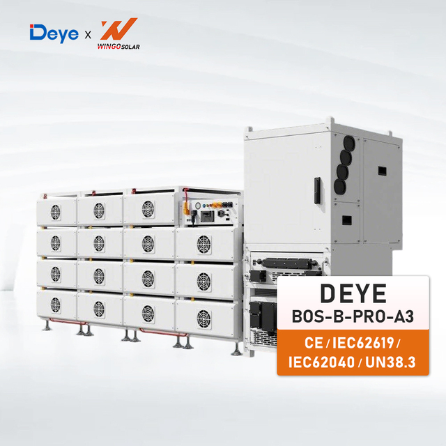 Deye Rack Type  Lithium Ion Battery BOS-B-PRO-A3  200kWh Commercial Industrial  Energy Storage Battery