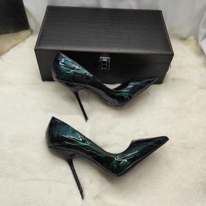 <span class=keywords><strong>Chaussures</strong></span> à talons aiguilles en cuir verni pour femmes, grande taille, mode, soirée et soirée, pour l'été et l'automne - Product Image 1