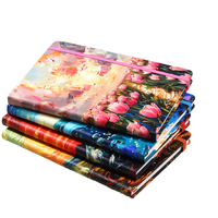 Carnet d'artiste en PU à couverture rigide avec reliure thermique et design exquis, thèmes artistiques variés, cadeaux artistiques, journalisation