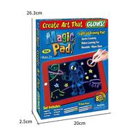 Tableau d'écriture de dessin à LED 3D Planche à dessin à lumière magique avec stylo de couleur