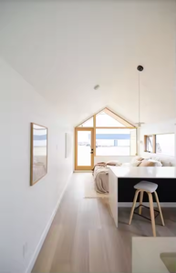 Maison préfabriquée triangulaire <span class=keywords><strong>de</strong></span> luxe moderne avec structure en acier léger pour <span class=keywords><strong>abri</strong></span> <span class=keywords><strong>de</strong></span> <span class=keywords><strong>jardin</strong></span> et villa - Product Image 6