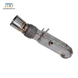 Système d'échappement automobile professionnel JTLD, downpipe sans catalyseur pour M2 N55, acier inoxydable 304, épaisseur 1,5 mm, bouclier thermique - Product Image 1