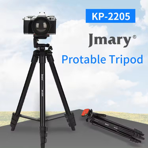 Venta al por mayor trípodes Jmary KP2205 para celular trípode de cámara de aluminio portátil soportes trípode de teléfono soporte móvil - Product Image 1