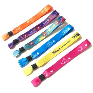 Cheap Promotional Items Plastic Barrel Lock Event Entrance Wristbands Custom Festival Wristbands Hand Bands For Party