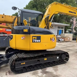 Used Komatsu <b>PC</b> 78us <b>Mini</b> Hydraulic Crawler Excavator Good Condition Original Equipment - Product Image 2