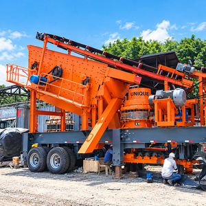 Trituradora de Mandíbulas Portátil UniqueMac Montada sobre Ruedas con Motor Diésel, Capacidad de 30tph para Minería de Minerales - Product Image 4