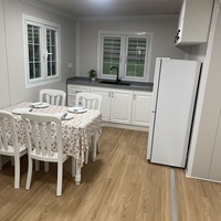 Maison modulaire multifonctionnelle à double aile pliable en panneaux sandwich d'acier, conteneur plat extensible